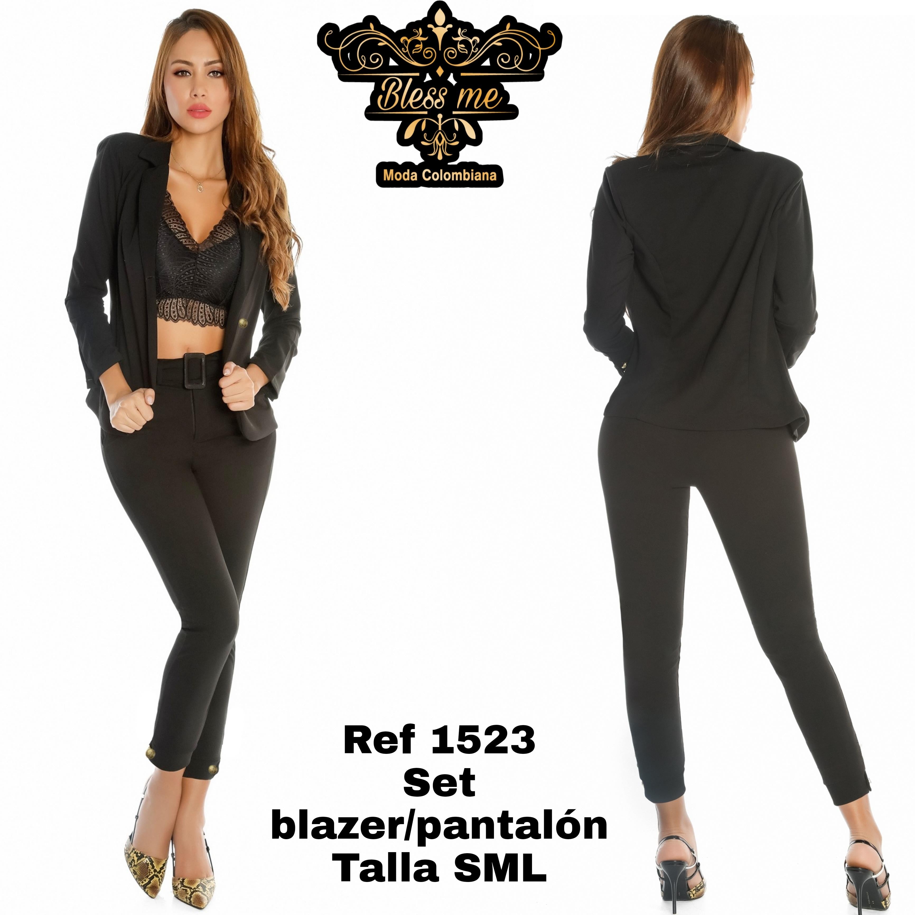 Ref. 058 -BM1523 Conjunto Colombiano de Chaqueta y Pantalon - Ropa Colombiana