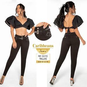 Ref. 041 -CB5070 Pantalón Vaquero Push Up para Dama - Ropa Colombiana