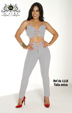 Ref. 058 -DA1118 Conjunto pantalón - Ropa Colombiana