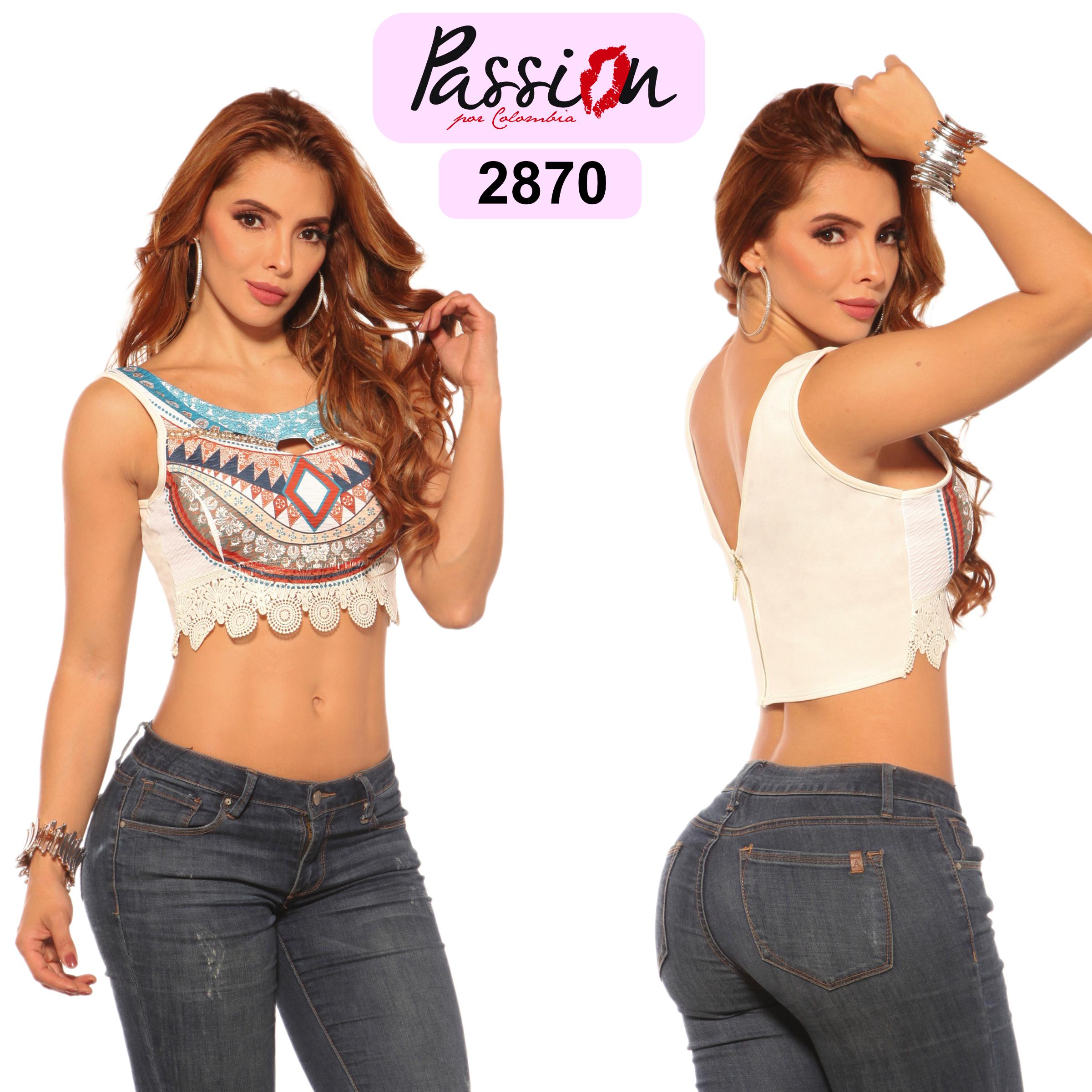 Ref. 015 -2870 BLUSA DAMA - Ropa Colombiana
