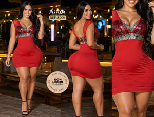 Ref. 015 -8004 VESTIDO DE MUJER COLOMBIANO - Ropa Colombiana