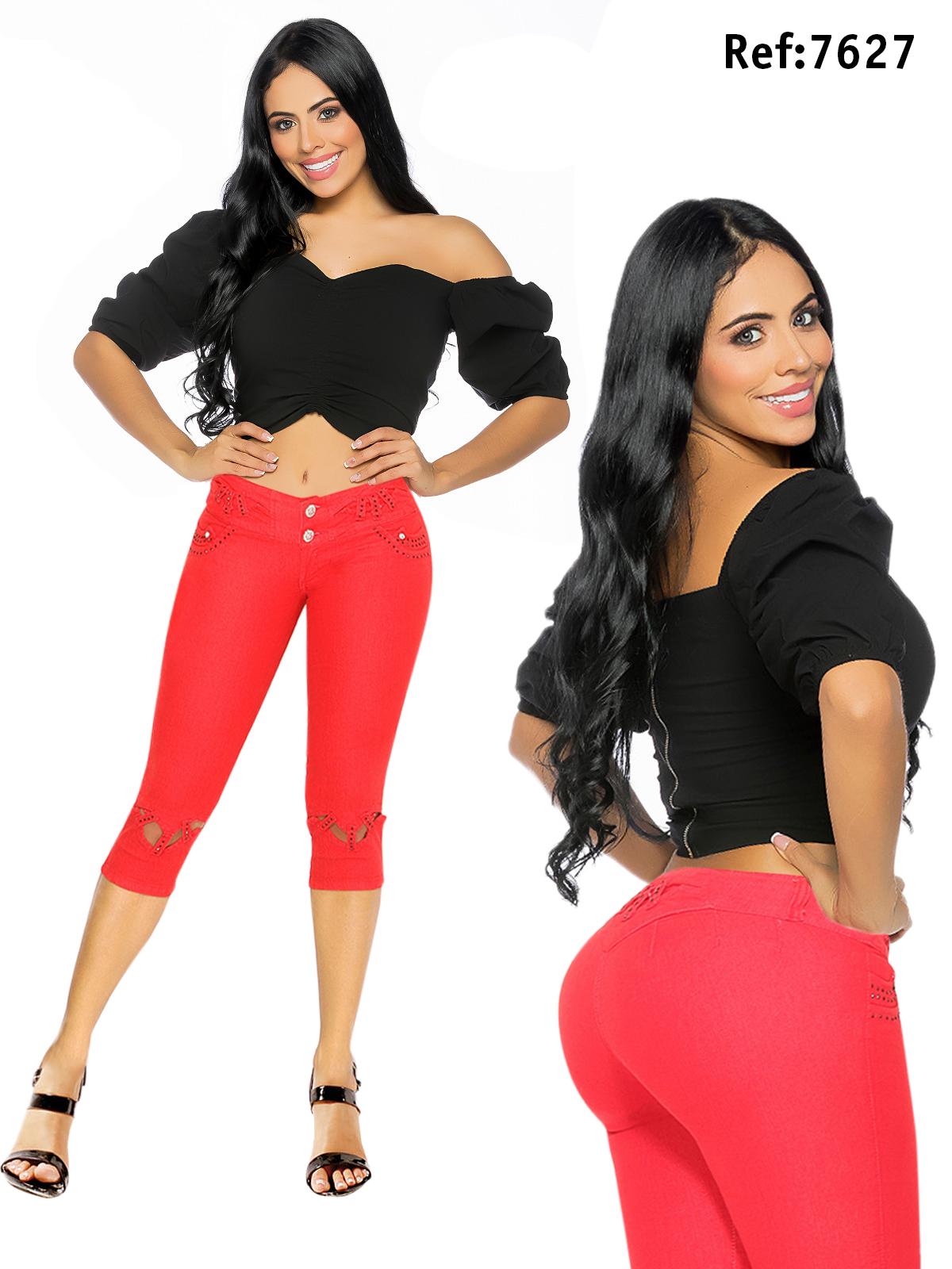 Ref. 014 -7627 Capri Colombiano Levantacola - Ropa Colombiana