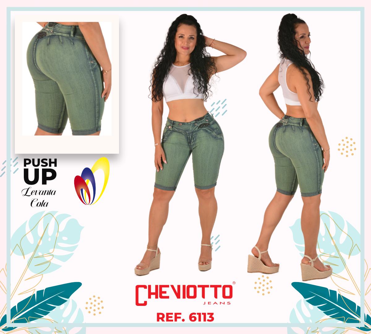Ref. 001 -6113 Jean capri - Ropa Colombiana