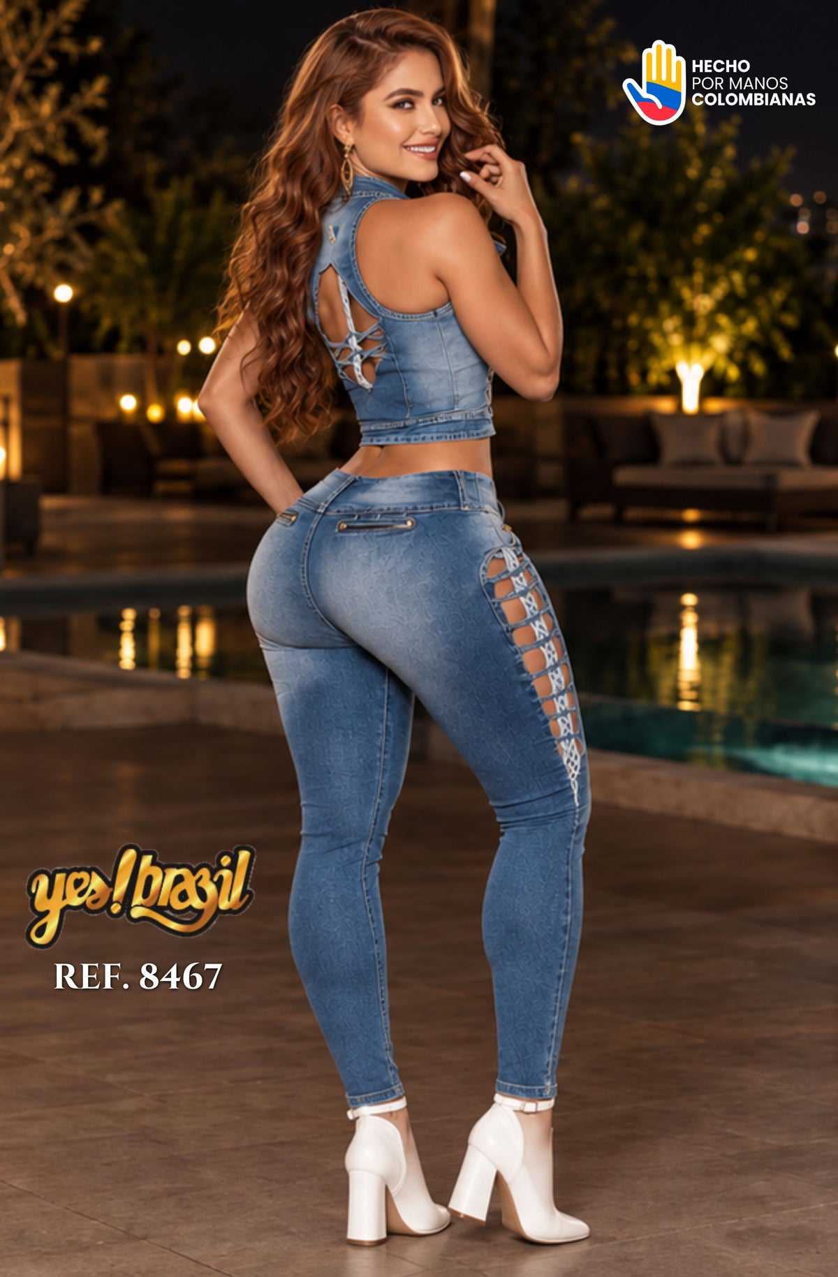 Ref. 015 -8467 CONJUNTO COLOMBIANO YES BRASIL
