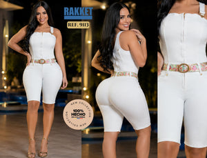 Ref. 006 -9113 Enterizo colombiano corto nueva moda - Ropa Colombiana