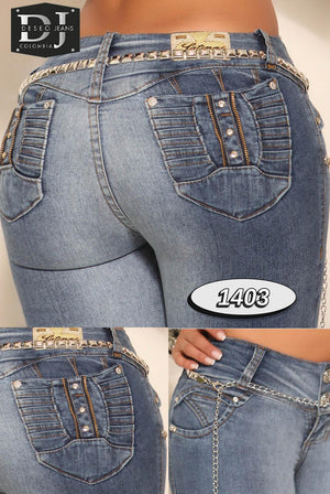Ref. 006 -1403 Jean levantacola - Ropa Colombiana