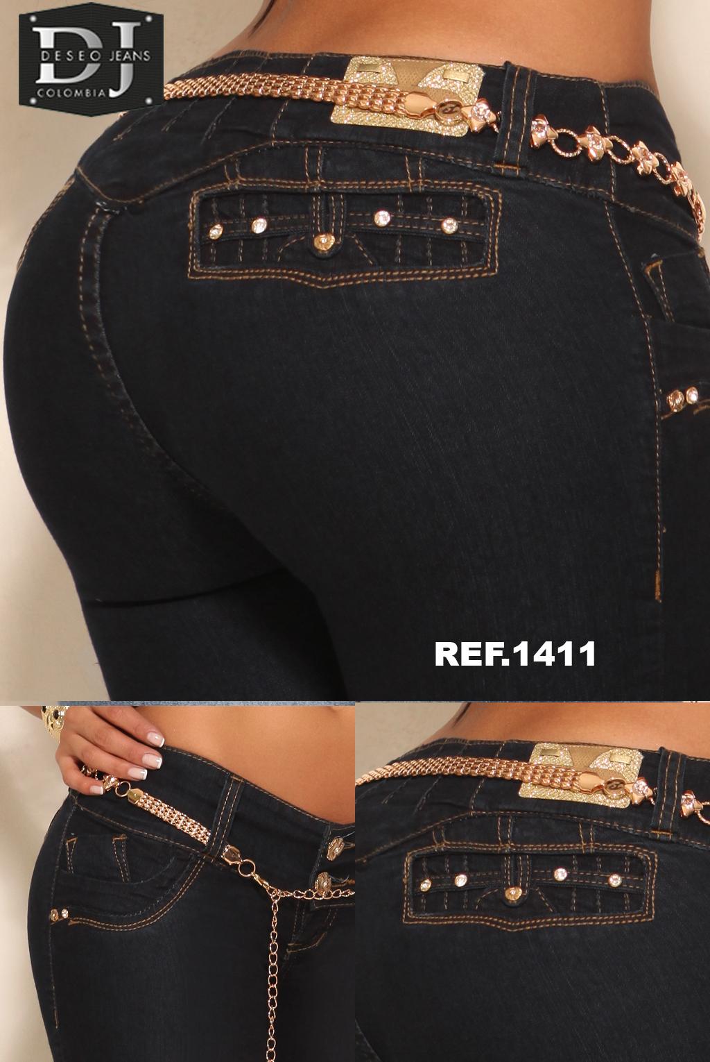 Ref. 006 -1411 Jean Levantacola Colombiano - Ropa Colombiana