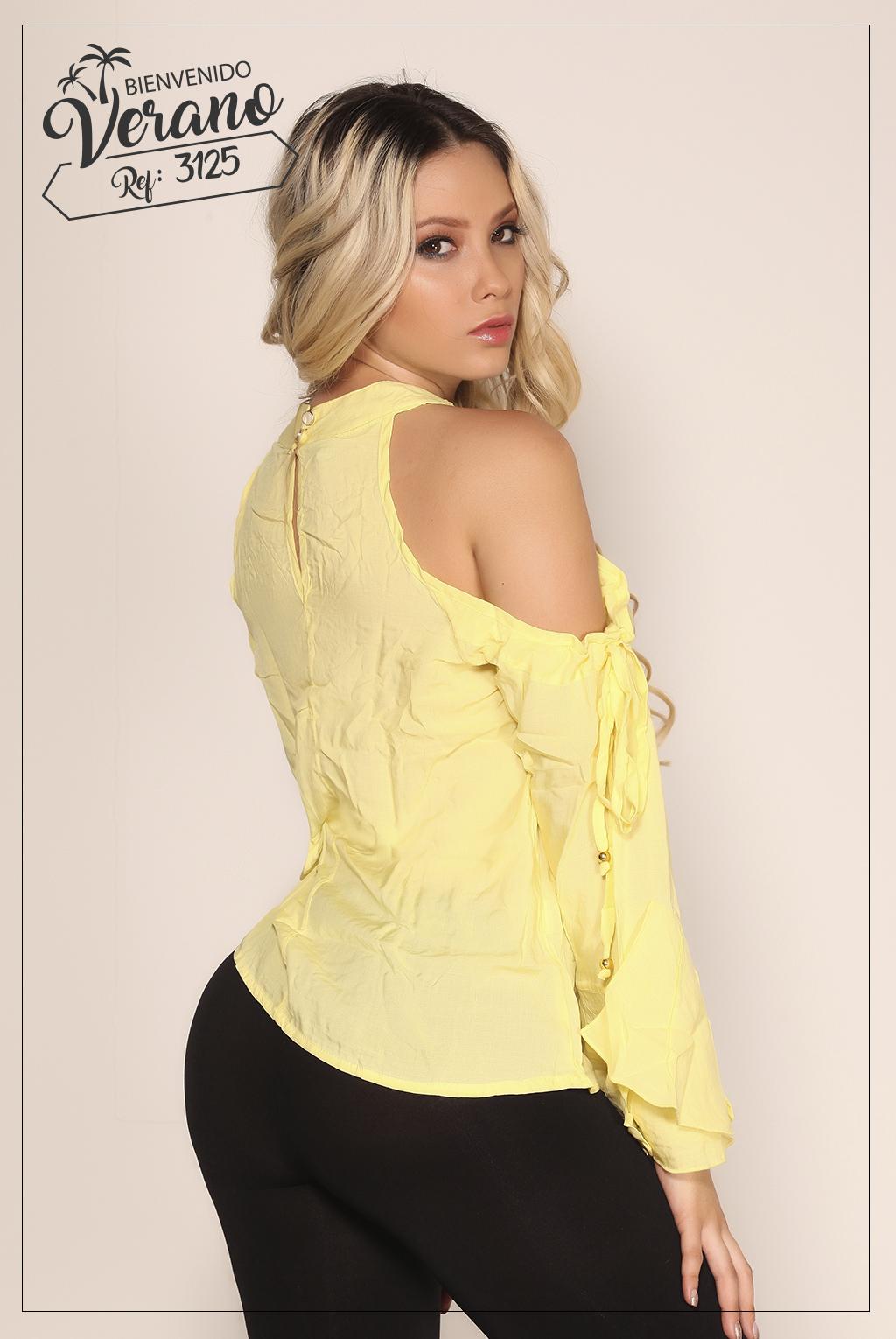 Ref. 015 -3125 Blusa Dama Colombiana - Ropa Colombiana