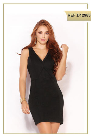 Ref. 003 -D12983 Vestido de Fiesta Corto - Ropa Colombiana