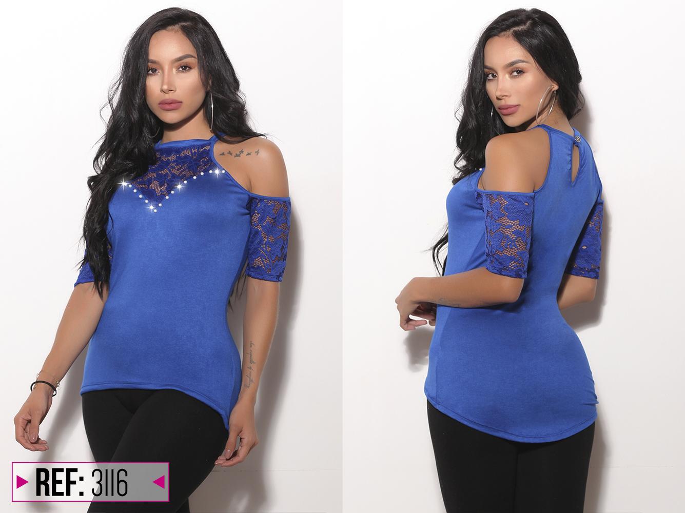 Ref. 004 -3116 Blusa Sexy - Ropa Colombiana