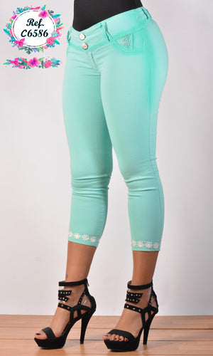 Ref. 001 -6586C Jean Capri - Ropa Colombiana