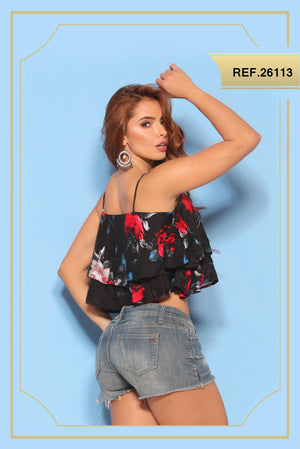 Ref. 004 -26113 BLUSA SEXY - Ropa Colombiana