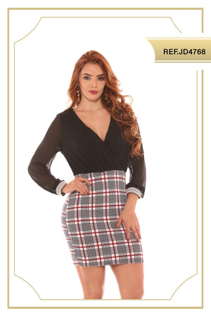 Ref. 003 -JD4768 Vestido de fiesta - Ropa Colombiana