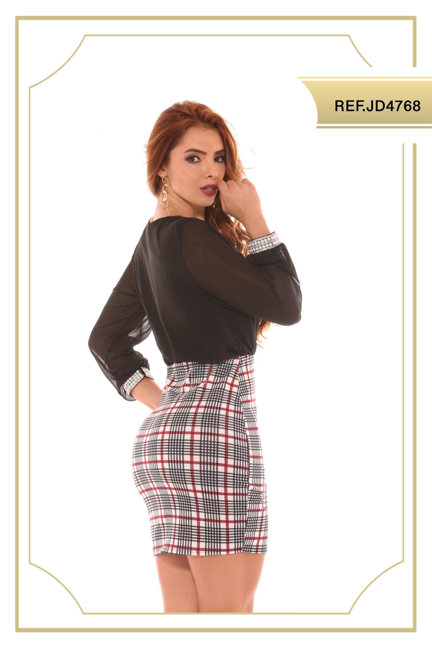 Ref. 003 -JD4768 Vestido de fiesta - Ropa Colombiana