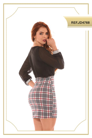 Ref. 003 -JD4768 Vestido de fiesta - Ropa Colombiana