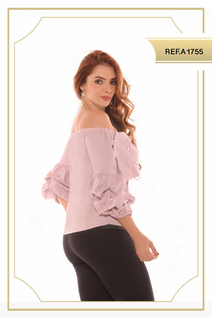 Ref. 003 - A1755 Blusa espectacular - Ropa Colombiana