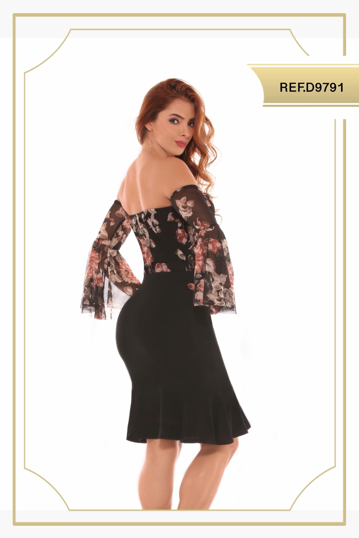 Ref. 003 -D9791 Vestido sexy - Ropa Colombiana