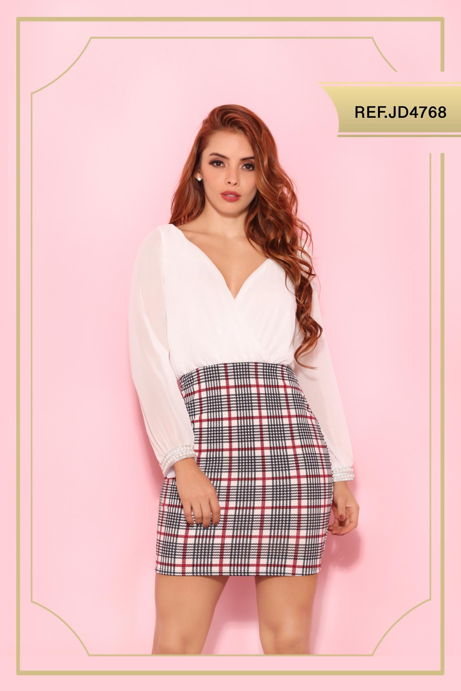 Ref. 003 -JD4768 Vestido de fiesta - Ropa Colombiana