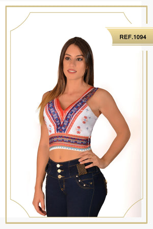 Ref. 015 -1094 BLUSA DAMA - Ropa Colombiana