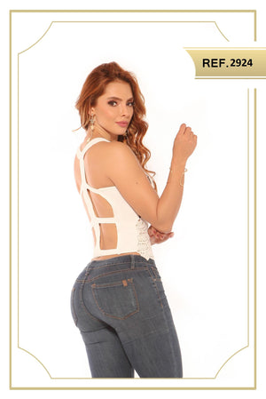 Ref. 005 -2924 Blusa Colombiana sexy - Ropa Colombiana