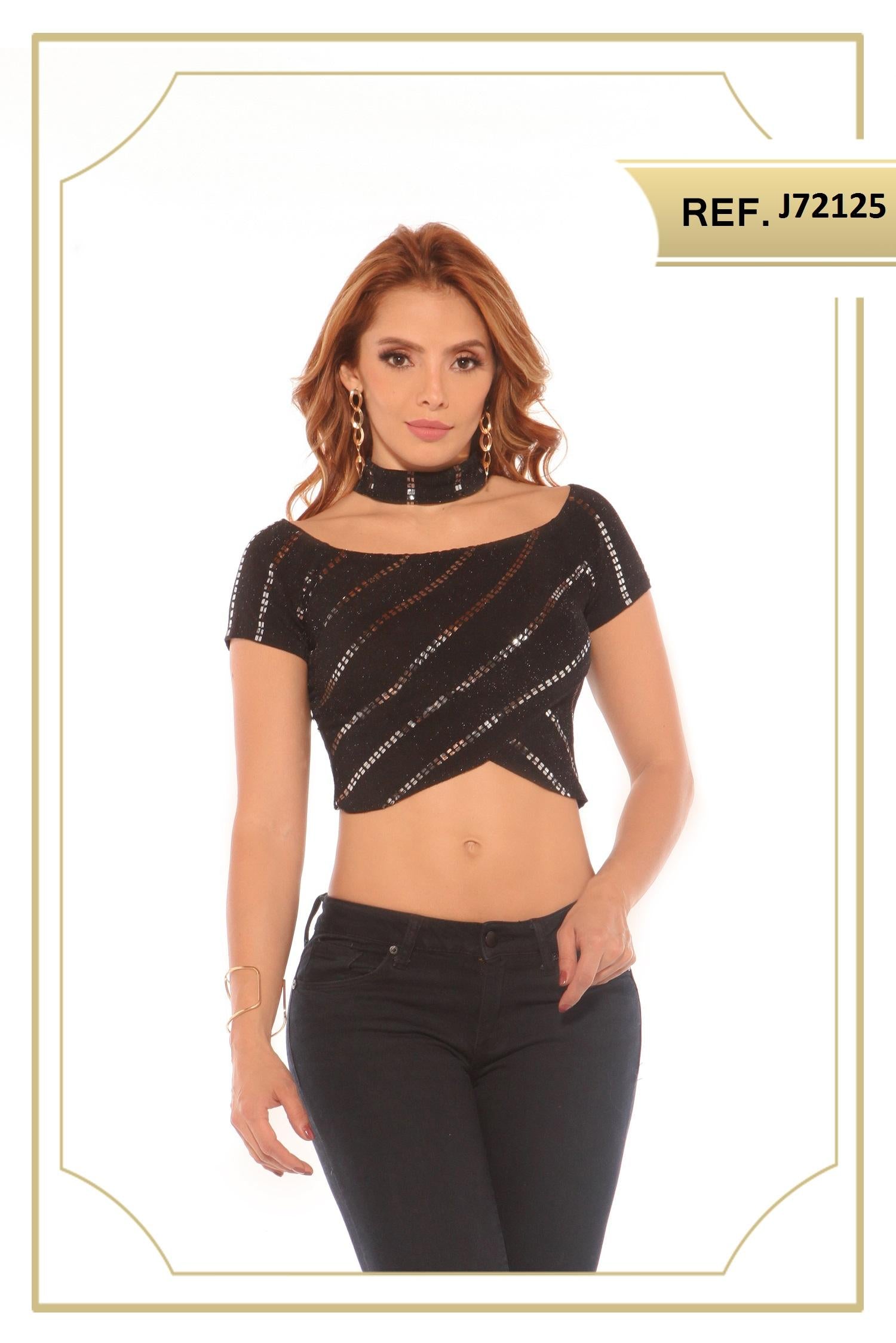 Ref. 003 -J72125 Blusa sexy - Ropa Colombiana