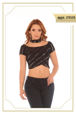 Ref. 003 -J72125 Blusa sexy - Ropa Colombiana