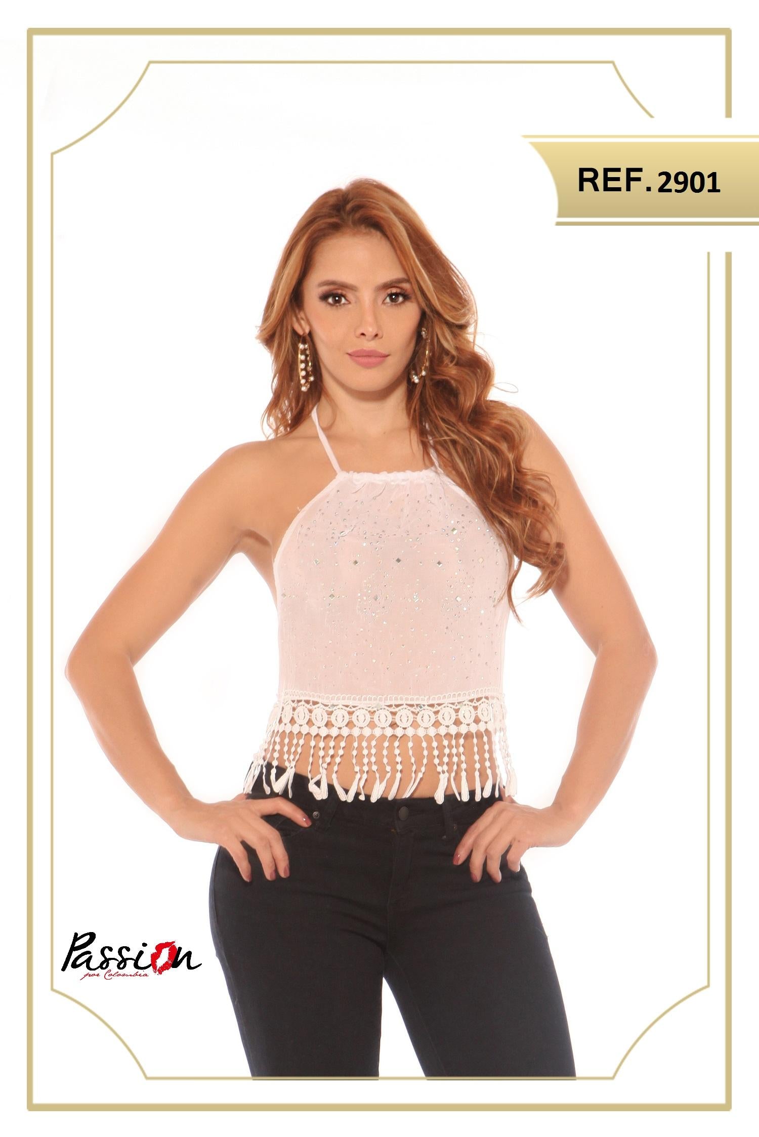 Ref. 005 -2901 Blusa Sexy Escotada - Ropa Colombiana