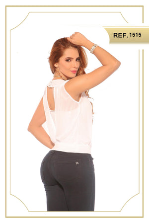 Ref. 015 -1515 BLUSA  MANGA CORTA - Ropa Colombiana