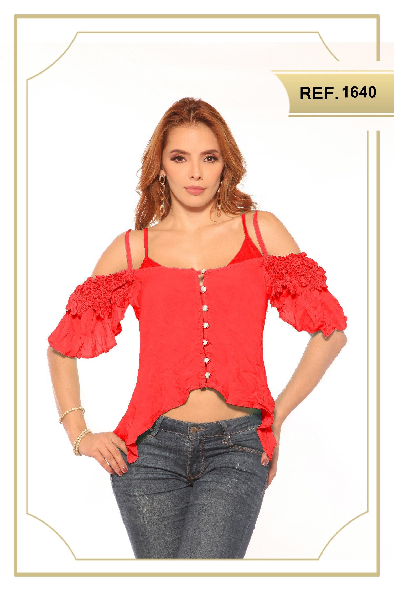 Ref. 015 -1640 Blusa Casual Latina - Ropa Colombiana