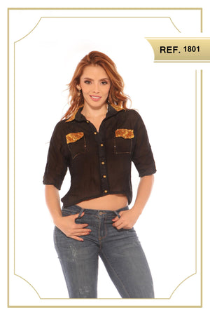 Ref. 003 -1801 Blusa Colombiana - Ropa Colombiana