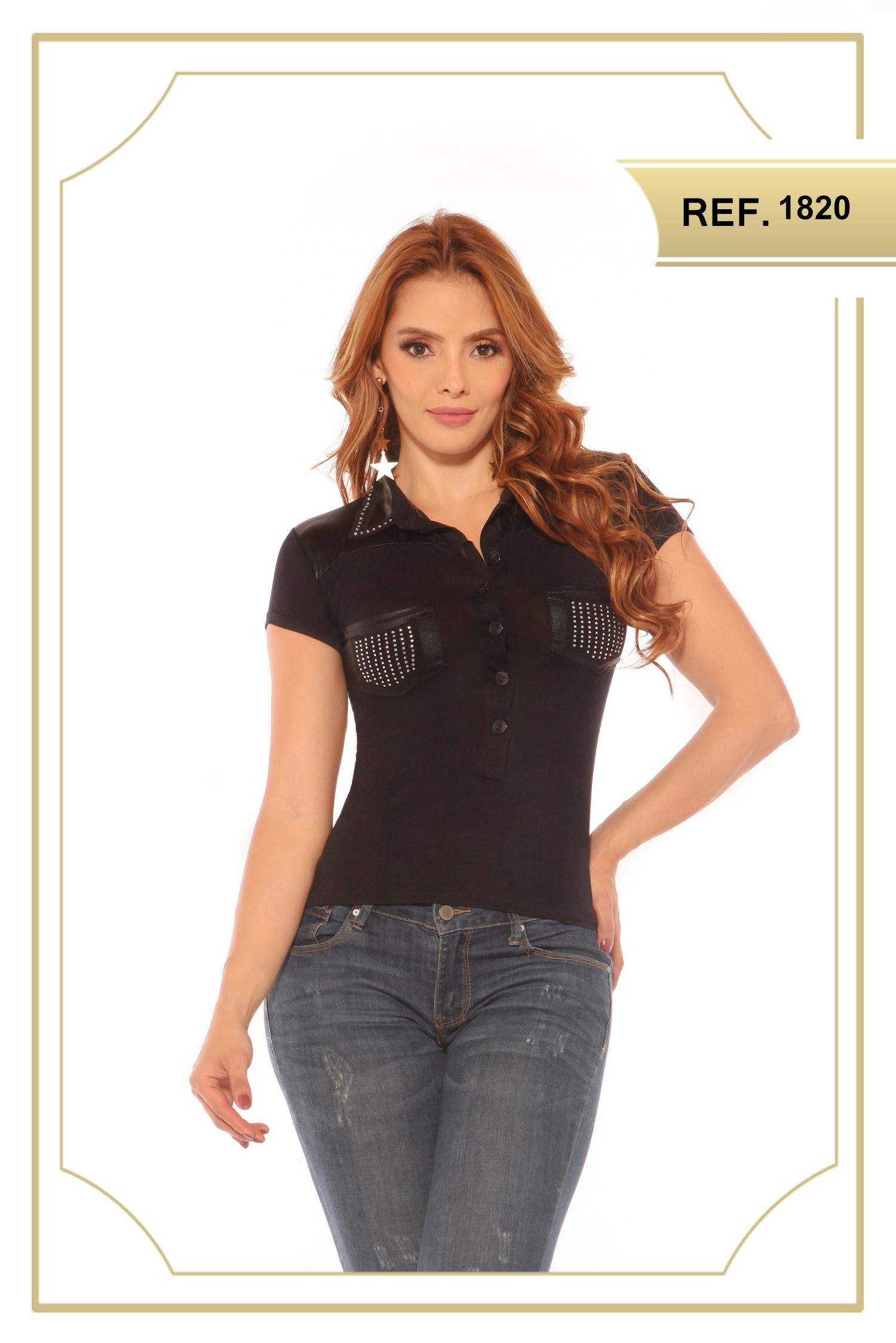Ref. 004 -1820 Blusa Cereza - Ropa Colombiana
