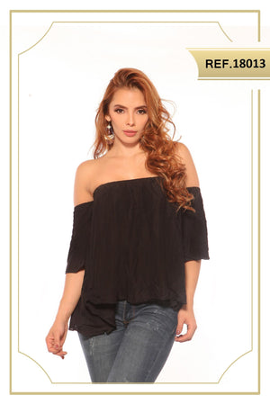 Ref. 004 -18013 BLUSA DAMA COLOMBIANA - Ropa Colombiana