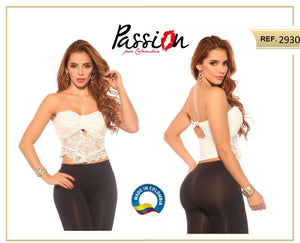 Ref. 005 -2930 Crop Top Palabra de Honor - Ropa Colombiana