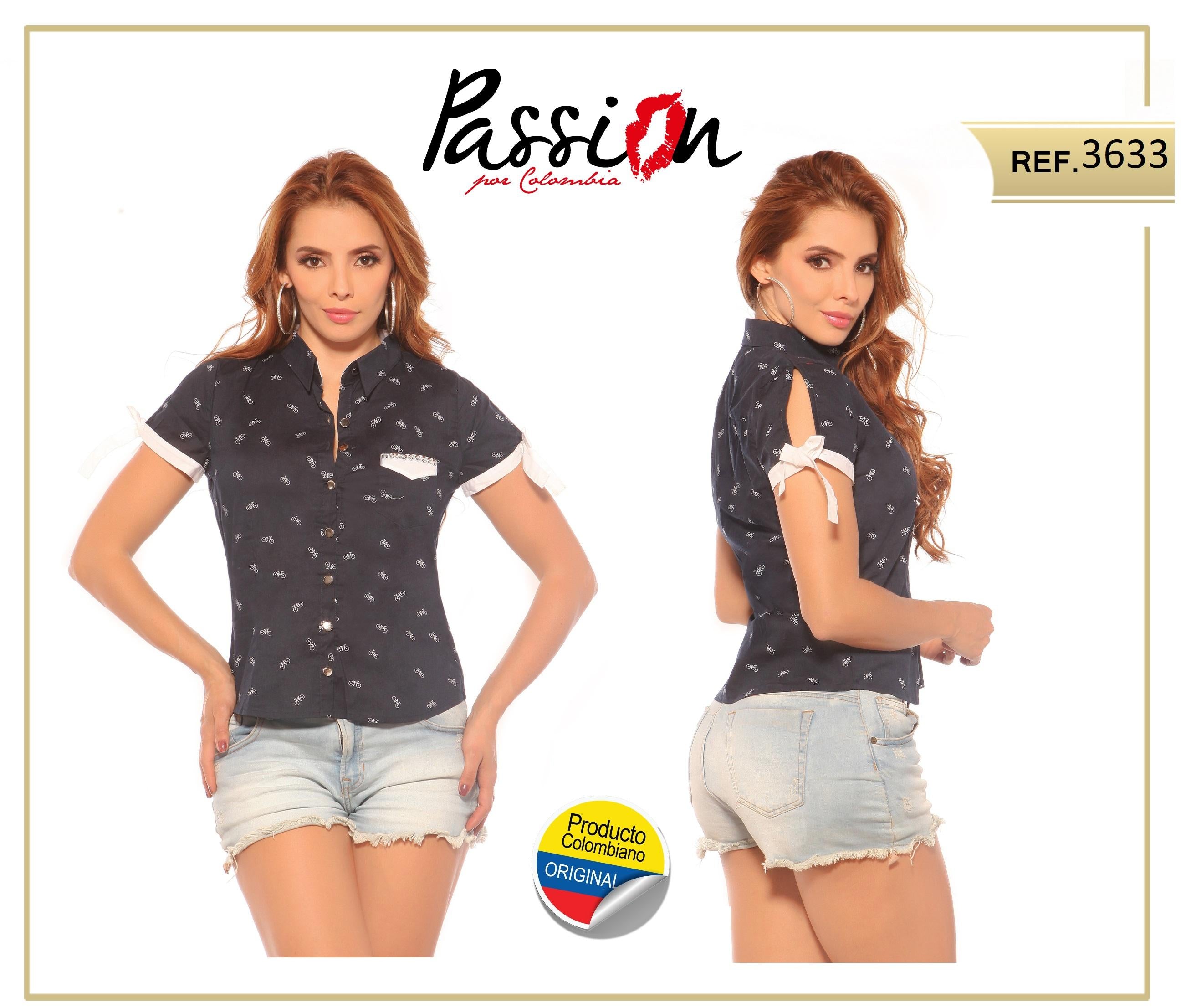 Ref. 015 -3633 Blusa Sexy - Ropa Colombiana