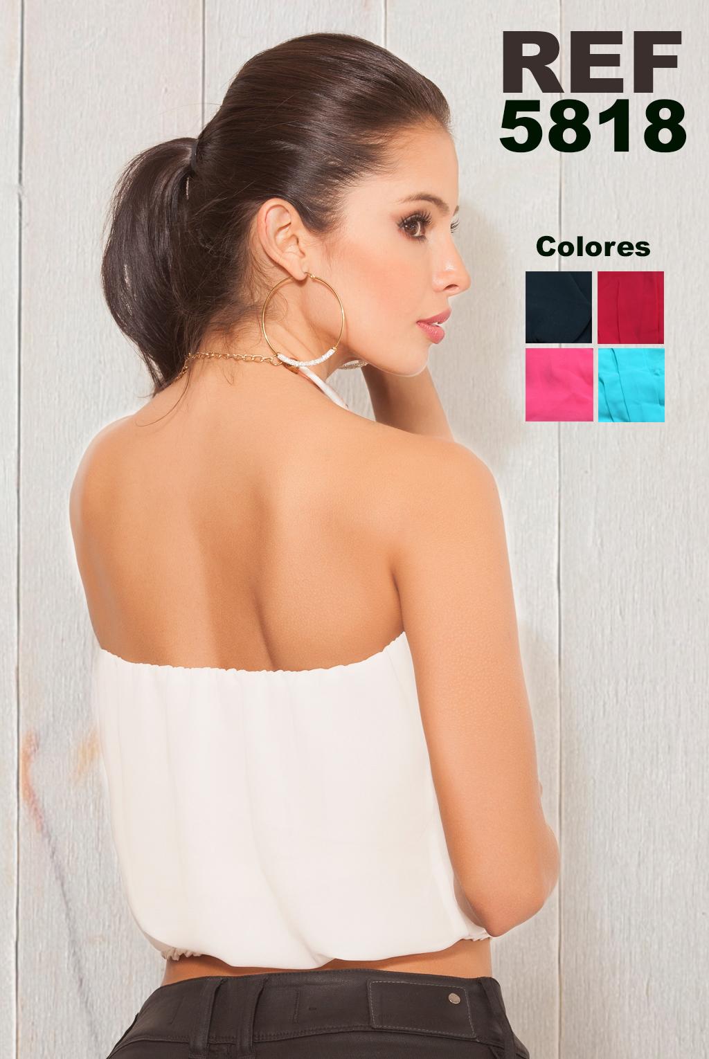 Ref. 005 -5818 Blusa Sexy Dama - Ropa Colombiana