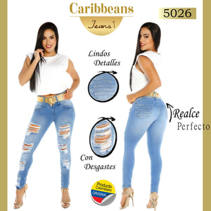 Ref. 041 -CB5026 Jeans Push Up Colombiano - Ropa Colombiana