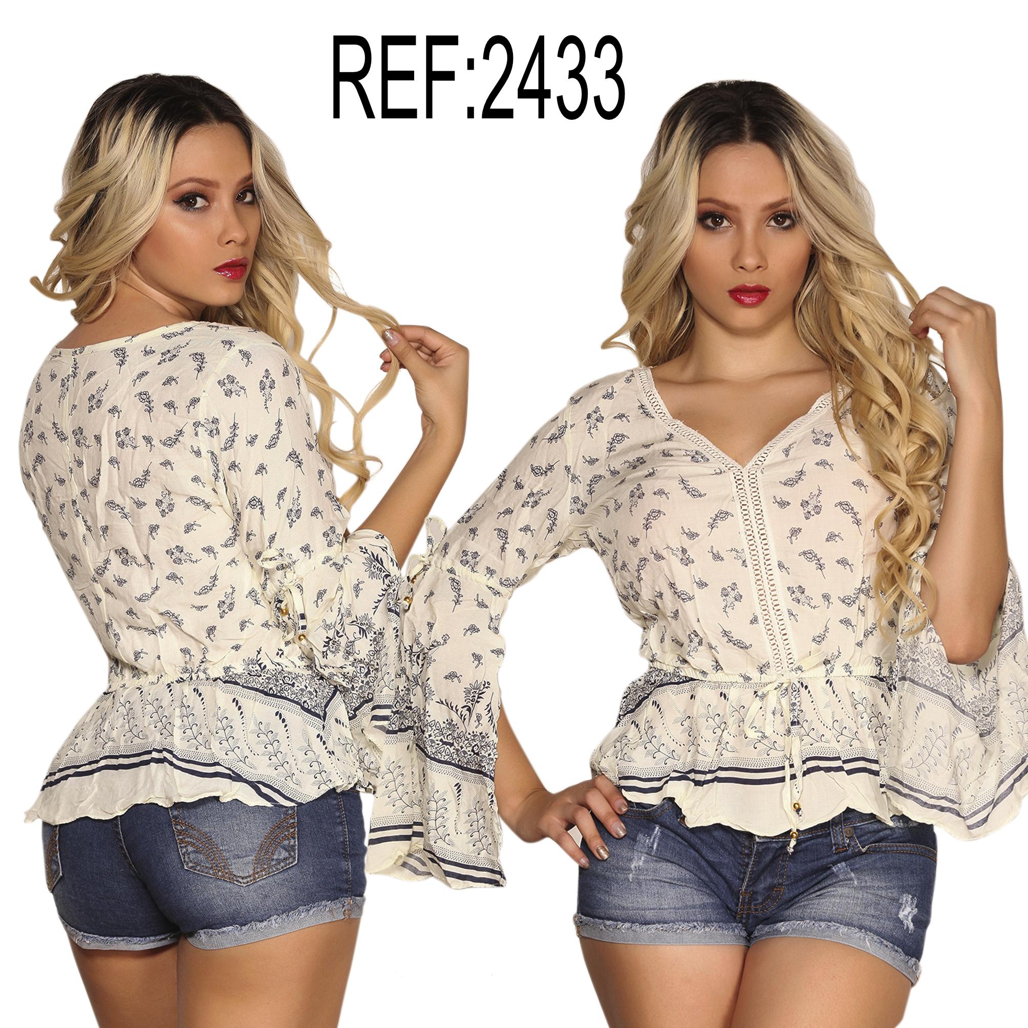 Ref. 015 -2433 Blusa Colombiana - Ropa Colombiana