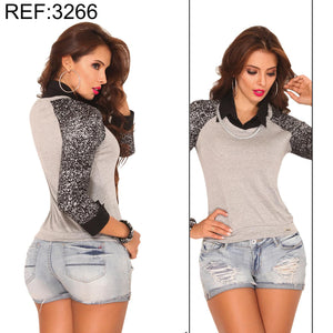 Ref. 015 -3266 BLUSA SEXY COLOMBIANA - Ropa Colombiana