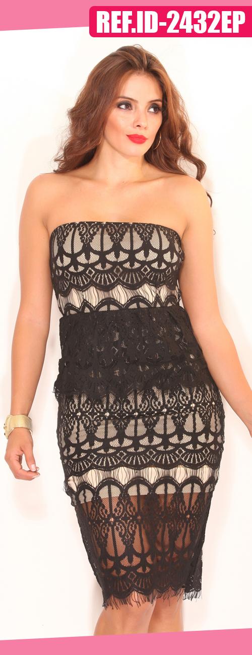 Ref. 003 -ID2432EP Vestido Sexy Dama - Ropa Colombiana