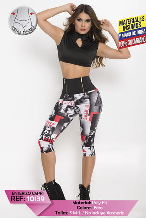 Ref. 004 -10139 LEGGINGS COLOMBIANOS CEREZA - Ropa Colombiana