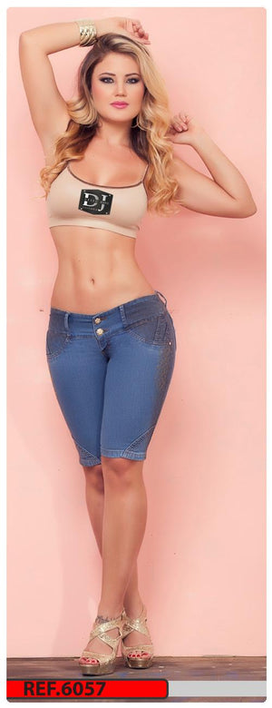 Ref. 006 -6057 Capri Colombiano Deseo Jeans - Ropa Colombiana