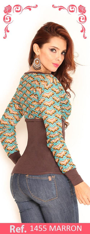 Ref. 004 -1455 Blusa Colombiana - Ropa Colombiana