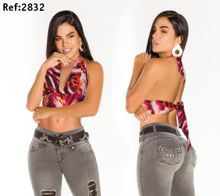 Ref. 004 -2832 Blusa Americana - Ropa Colombiana