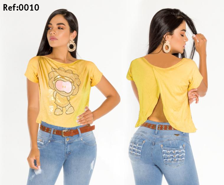 Ref. 004 -0010 PROMO Blusa promoción - Ropa Colombiana