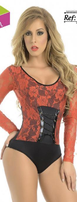 Ref. 004 -2149 Body Cereza - Ropa Colombiana