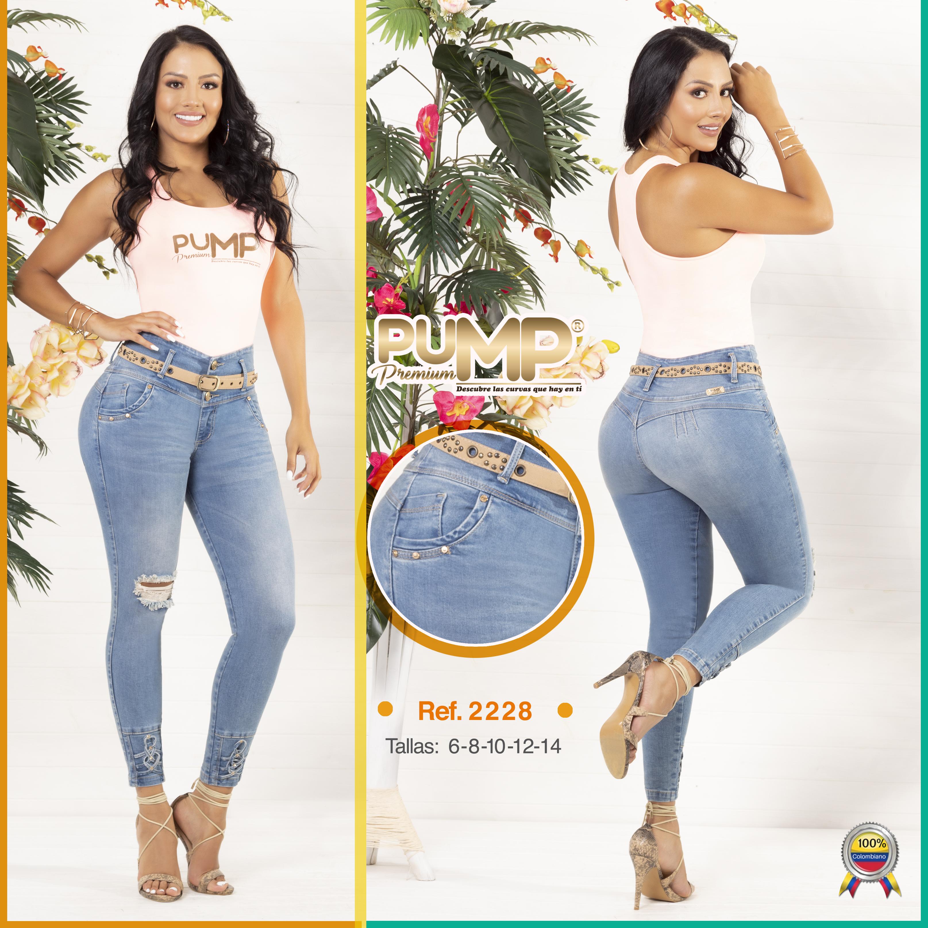 Ref. 063 -P2228 Jean levantacola colombiano - Ropa Colombiana