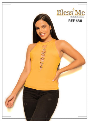 Ref. 082 -BM638 Blusa colombiana - Ropa Colombiana