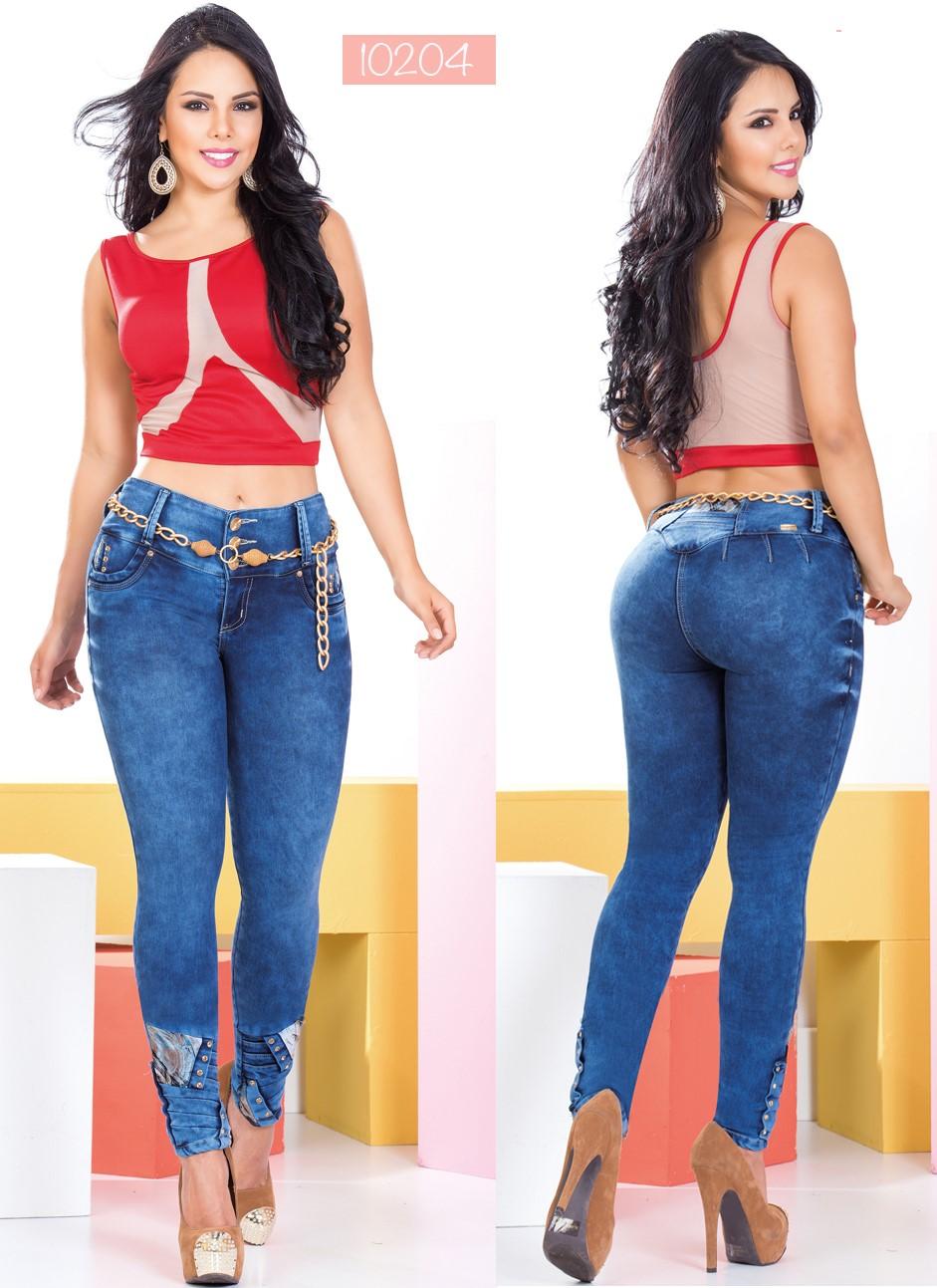 Ref. 001 -10204 JEAN CHEVIOTTO COLOMBIANO LEVANTACOLA - Ropa Colombiana