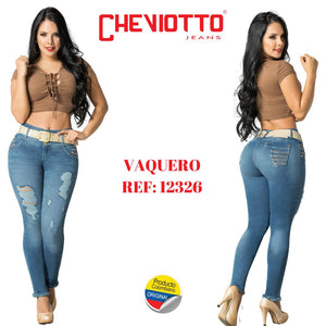 Ref. 001 -12326 Jean Colombiano levantacola - Ropa Colombiana