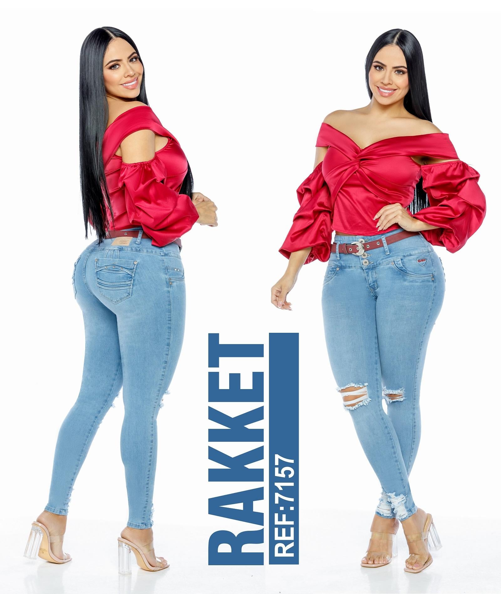 Ref. 006 -7157 Jean colombiano push up